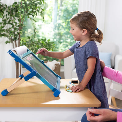 Melissa & Doug Double-Sided Magnetic Tabletop Art Easel