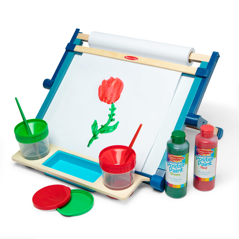 Melissa & Doug Double-Sided Magnetic Tabletop Art Easel