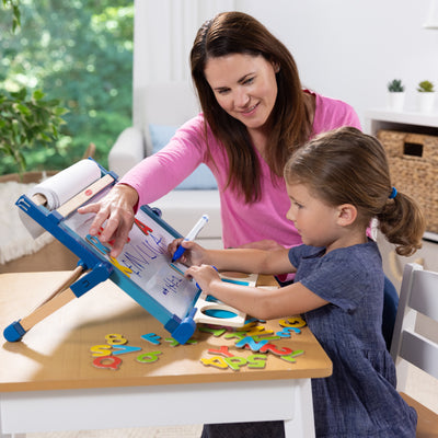 Melissa & Doug Double-Sided Magnetic Tabletop Art Easel