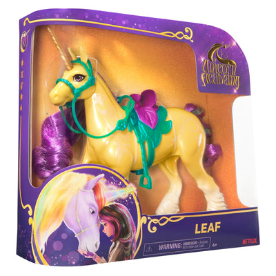 Unicorn Academy, 11-inch Leaf Unicorn Figure
