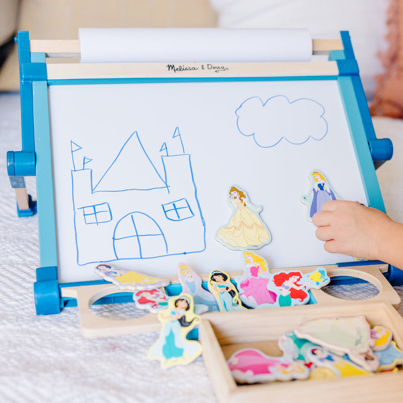 Melissa & Doug Double-Sided Magnetic Tabletop Art Easel