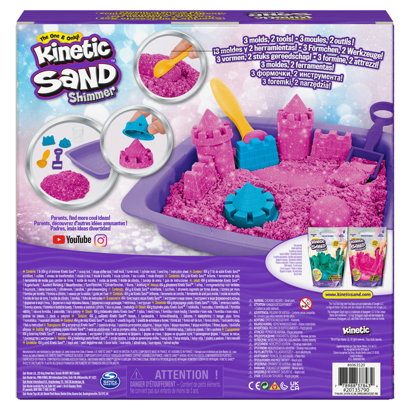 Kinetic Sand, Shimmer Sparkle Sandcastle Playset