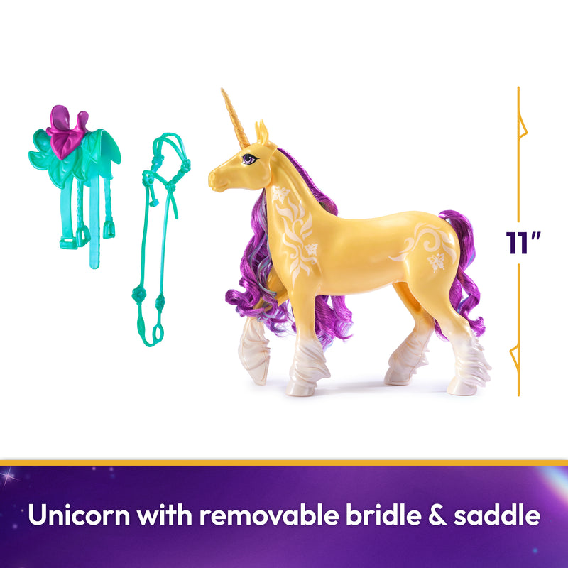 Unicorn Academy, 11-inch Leaf Unicorn Figure