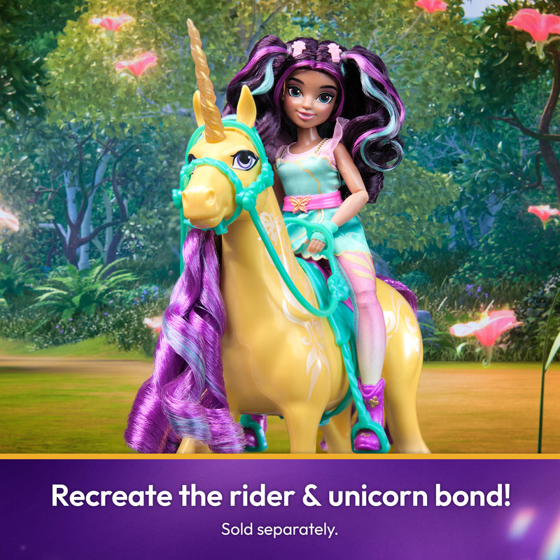 Unicorn Academy, 11-inch Leaf Unicorn Figure