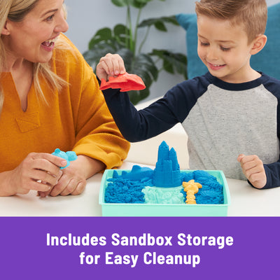 Kinetic Sand, 1lb Blue Sandbox Play Set