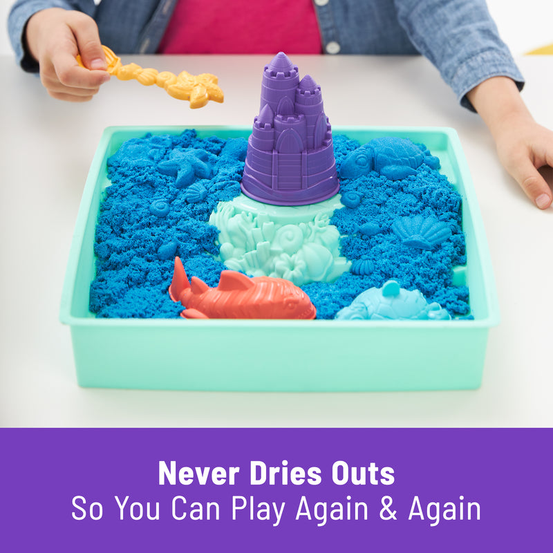 Kinetic Sand, 1lb Blue Sandbox Play Set